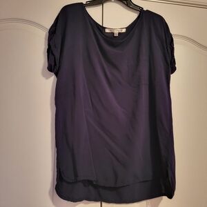 Soft Navy Blue Top
